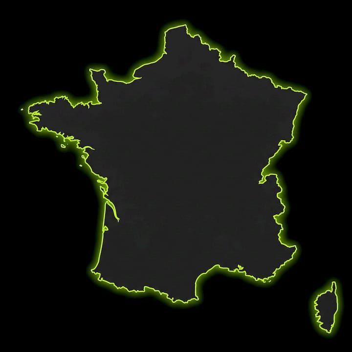 Carte de France des centres Freeglass